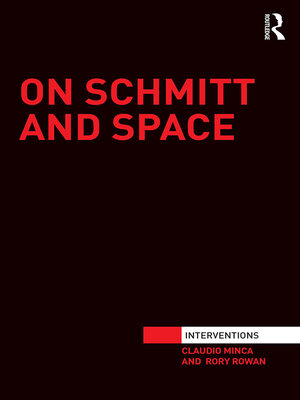 cover image of On Schmitt and Space